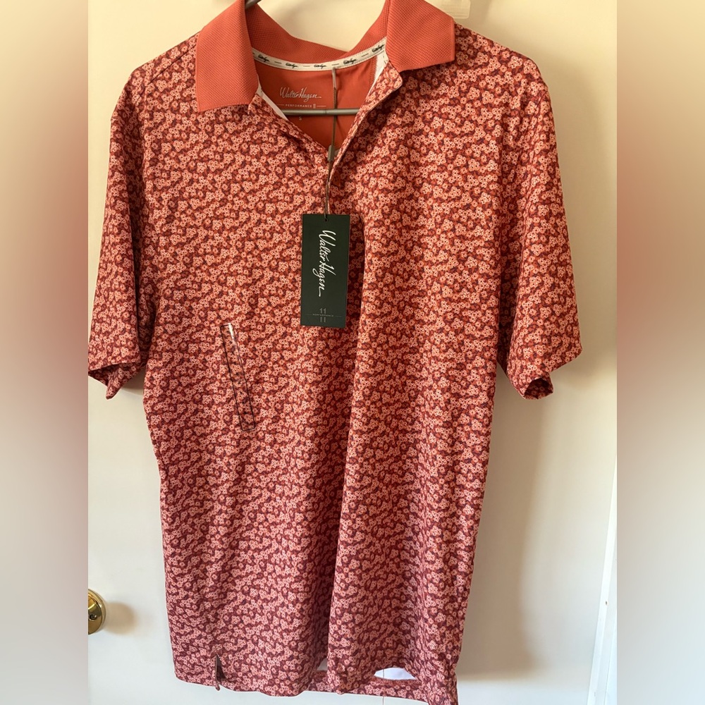 Red Patterned Men's Shirt